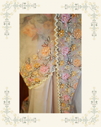 Gul Muse – Dusty Mauve Organza Saree
