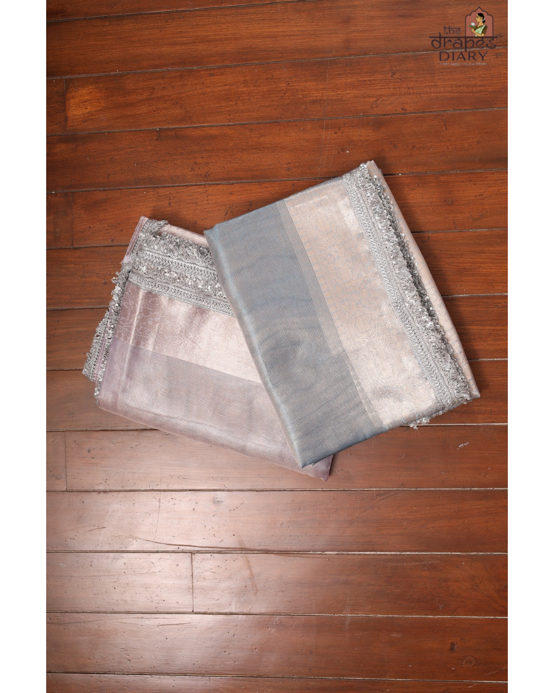 Ocean Tide –  Tissue Saree