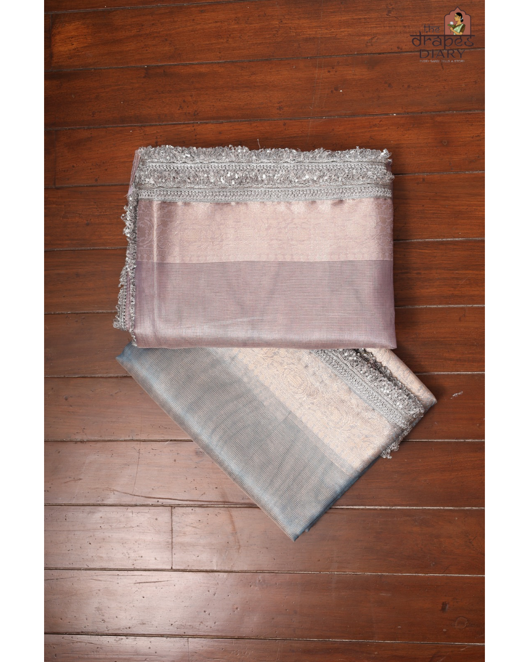 Ocean Tide –  Tissue Saree