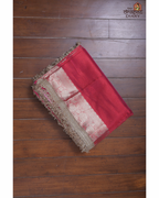 Fuschia Muse – Tissue Saree