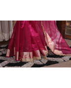 Fuschia Muse – Tissue Saree