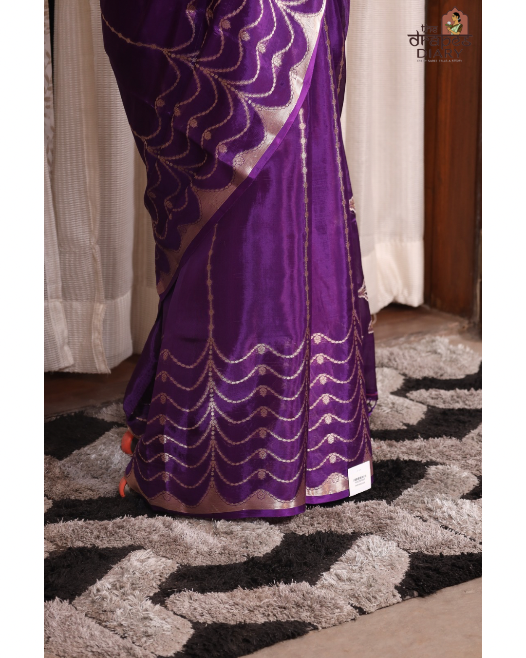 Royal Waves – Paper Silk Saree