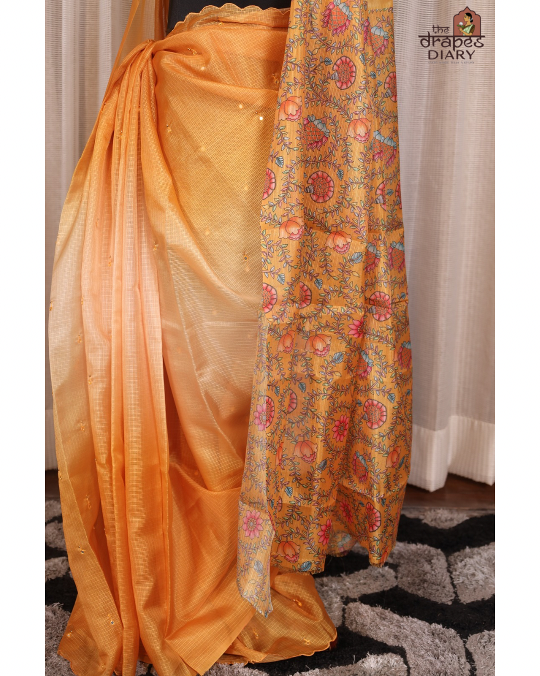 Radiant Glimmer –  Kota Tissue Saree
