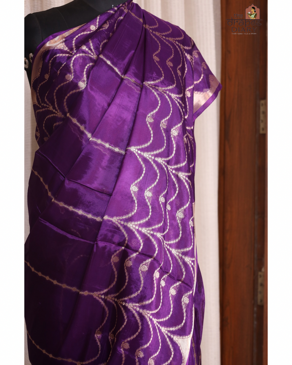 Royal Waves – Paper Silk Saree