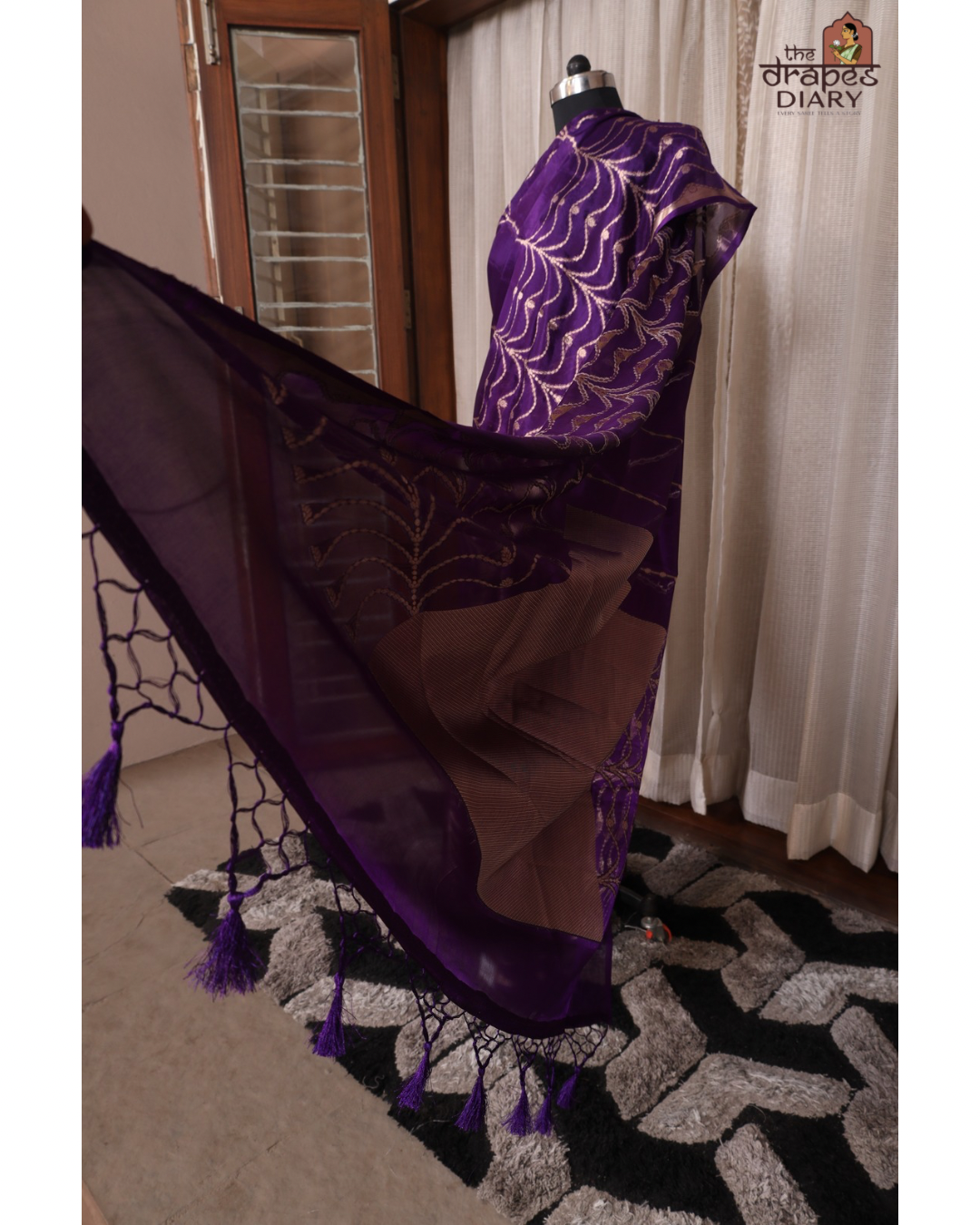 Royal Waves – Paper Silk Saree
