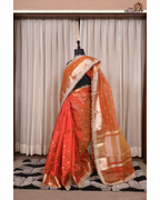 Sunset Glow –  Tissue Saree