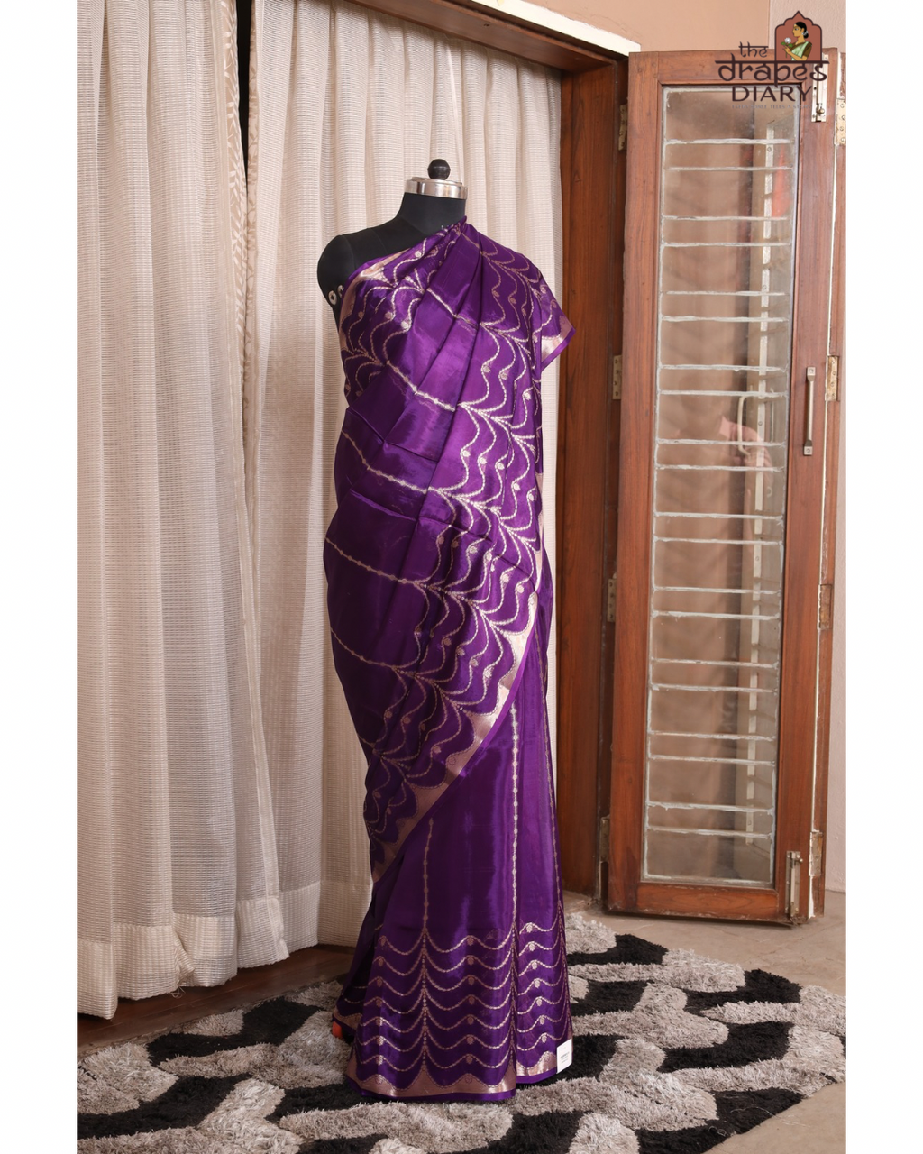 Royal Waves – Paper Silk Saree