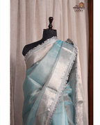 Ocean Tide –  Tissue Saree