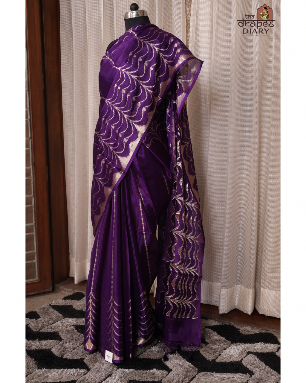 Royal Waves – Paper Silk Saree