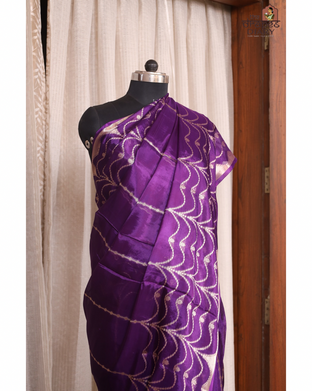 Royal Waves – Paper Silk Saree