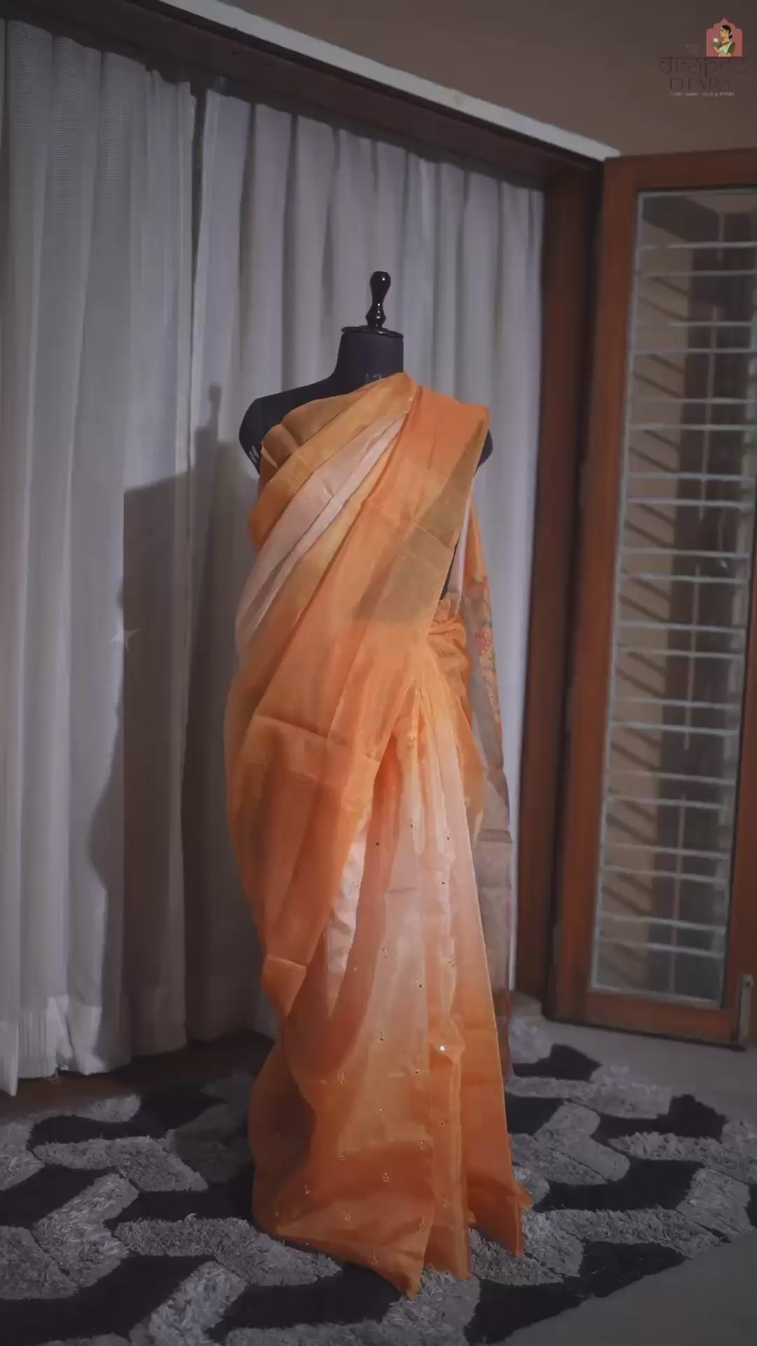 Radiant Glimmer –  Kota Tissue Saree