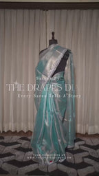 Ocean Tide –  Tissue Saree
